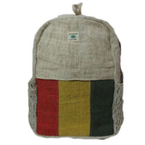 Eco-Friendly Pure Hemp Rasta Backpack