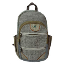 Pure Hemp Natural Light Grey Color Backpack