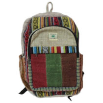Striped Hemp Colorful Cotton Backpack