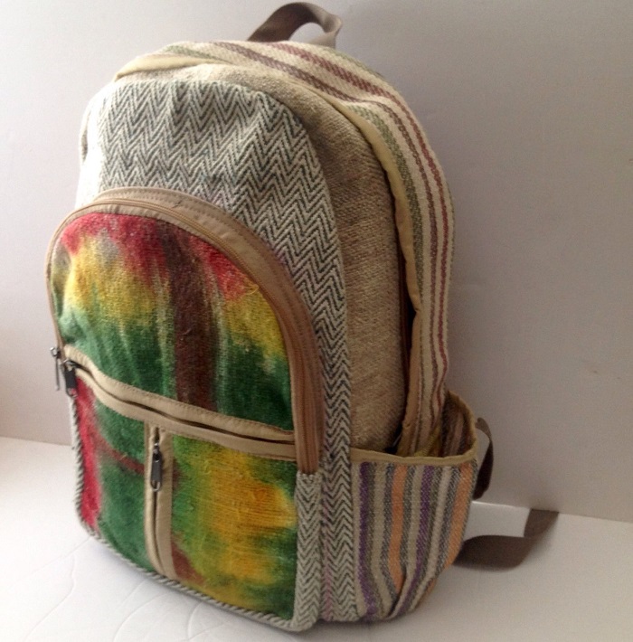 hemp bookbag