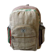 Natural Handmade Hemp Backpack