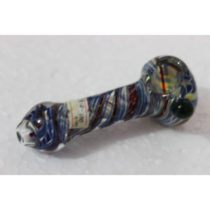 4" Beautiful dichroic Stripes Pocket Pipe