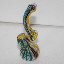 5.5" Bubbler Colored Striped pipe