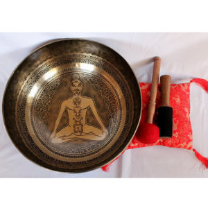 Himalayan All Mantra Carving Singing Bowl