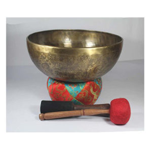 10.5 Inch Double Carving Handmade Tibetan Singing Bowl